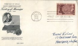 (666) USA FDC Cover - 1948 - Mississippi - 1941-1950