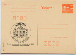 DDR P86I-10.87 C10 PRIVATER ZUDRUCK RATHAUS WRIEZEN 1987 - Private Postcards - Mint