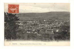 Cp, 70, Vesoul, Panorama Pris De Notre-Dame-de-la-Motte, Voyagée 1911 - Vesoul