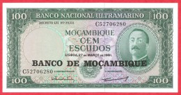 Mozambique - 100 Escudos 1961 UNC / Papier Monnaie - Mozambique - Mozambico