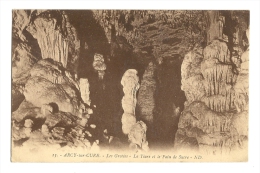 Cp, 89, Arcis-sur-Cure, Les Grottes, La Tiare Et Le Pain De Sucre - Autres & Non Classés