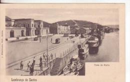 37-Santos-Brasile-Brazil-1901-Dogana-Porto-Navi-Barcos- Aduana-Douanes-Bateaux-Customs-Boats. - Otros