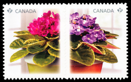 Canada (Scott No.2376ai-bi - Violettes Africaines / African Violets) (**) (P) NOTE - DC - Ongebruikt