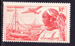 Guadeloupe PA N°15 Neuf Charniere Trace Trés Faible - Poste Aérienne
