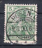 Deutsches Reich Mi. Nr. 055 Gest. Poststempel Posen - Used Stamps