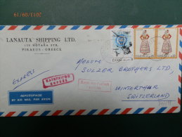 34/198      LETTRE  GREECE - Storia Postale