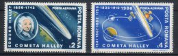 Romania 1986. Halley Comet Set, MNH (**) Michel: 4228-4229 / 2.60 EUR - Unused Stamps