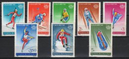 Romania 1987. Olimpic Games, Calgary Set, MNH (**) Michel: 4418-4425 / 4.80 EUR - Neufs