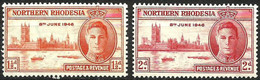 NORTHERN RHODESIA..1946..Michel # 46-47...MLH. - Rodesia Del Norte (...-1963)