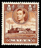 2501x)  Malta 1943 - SG #218a  Mint*  ( Catalogue £.55 ) - Malte (...-1964)