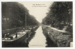 REDON. -  Le Canal De Nantes à Brest. - Péniches 1er Plan - Redon