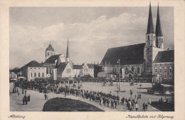 ALTÖTTING / KAPELLPLATZ MIT PILGERZUG - Altoetting