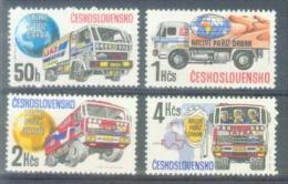 CSR 1989-2984-7 TRUCKS, CZECHOSLOVAKI, 4v, MNH - Camions