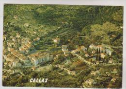 CPM DPT 83 CALLAS, LE VILLAGE, CLINIQUE Les OLIVIERS En 1987!!(voir Timbre) - Callas