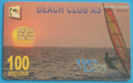 BEACH CLUB AS ... Montenegro Chip Card - 50.000 Ex. Only * Surfing Surf Faire - Montenegro