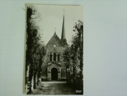 45 LA FERTE SAINT AUBIN L EGLISE CARTE GLACEE NON  VOYAGEE - La Ferte Saint Aubin