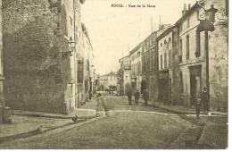 CPA  FOUG, Rue De La Gare, Franchise Postale  8587 - Foug