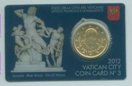 2012 VATICANO VATIKAN COIN CARD CENT. 50 N° 3 - Vaticaanstad