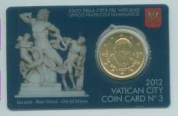 2012 VATICANO VATIKAN COIN CARD CENT. 50 N° 3 - Vatican