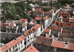 CPSM (94) En Avion Au-dessus De MANDRES LES ROSES, Rue Général LECLERC, Jamais Voyagée - Mandres Les Roses