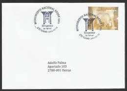 Portugal Lettre Voyagé Cachet Synagogue Tomar Juif 2011 Jewish Judaica Tomar Synagogue Event Pmk Cover - Moschee E Sinagoghe