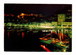 Monaco: Le Port Et Monaco La Nuit (13-3262) - Harbor