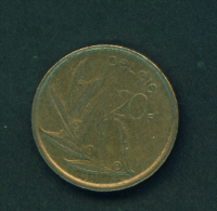 BELGIUM - 1981  20f  Circ. - 20 Francs