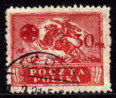 POLAND 1921 Red Cross Fi 123 Used - Unused Stamps