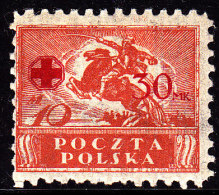 POLAND 1921 Red Cross Fi 123 Mint Hinged - Nuovi