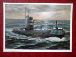 Disel Submarine Chelyabinskiy Komsomolets - By V. Ivanov - 1982 - Russia USSR - Unused - Submarines