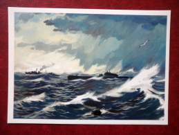 Security Og Going Submarines To The Baltic Sea - WWII - By I. Rodinov - Submarine - 1976 - Russia USSR - Unused - Submarines