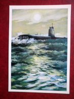 Nuclear Submarine - By A. Babanovskiy - 1973 - Russia USSR - Unused - Submarines