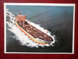 Tanker Krym - By V. Viktorov - Soviet Navy - 1979 - Russia USSR - Unused - Tanker