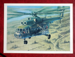 Mi-8 - Russian Helicopter - 1979 - Russia USSR - Unused - Helicopters