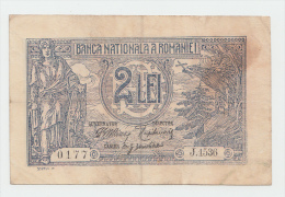 ROMANIA 2 Lei 1915 VF P 18 - Rumania