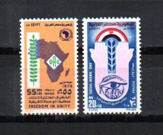 Egipto   1973  .-  Y&T Nº   934/935   ** - Ungebraucht