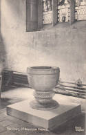 C1930 GREAT HAMPDEN CHURCH - THE FONT - Buckinghamshire