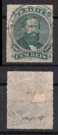 Brazil 1876 Dom Pedro 100R Mi# 34 Used MORRETES Postmark - Used Stamps