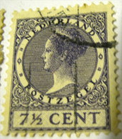 Netherlands 1926 Queen Wilhelmina 7.5c - Used - Usati