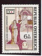 1999 Austria Österreich  Yv 2123 Mi. 2294**MNH   100 Jahre Grazer Oper. - 1991-00 Ongebruikt