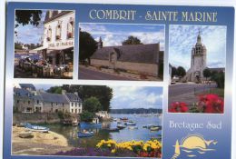 *** Cpm - COMBRIT STE SAINTE MARINE - Multivues - Le Port L'église La Chapelle Hotel Restaurant - Combrit Ste-Marine