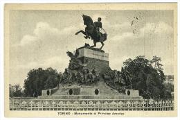 CARTOLINA - MONUMENTO AL PRINCIPE AMEDEO -   VIAGGIATA NEL 1933 - Altri Monumenti, Edifici