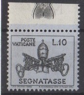 PIA - VATICANO  - 1968  :  Segnatasse   -  (SAS  25-30 = S 756) - Segnatasse