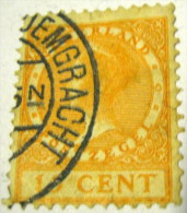 Netherlands 1929 Queen Wilhelmina 15c - Used - Usati