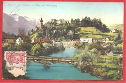 CARTOLINA VIAGGIATA AUSTRIA - BRUCK AN DER MUR - Murz Mit Schlossberg - ANNULLO BRUCK A D MUR 11 - 04 - 1914 - Bruck An Der Mur