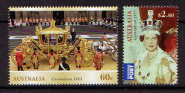 Australia 2013 - 60e Ann Coronation QE II - 2val Neuf // Mnh - Mint Stamps