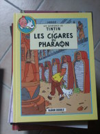 TINTIN ALBUM DOUBLE LES CIGARES DU PHARAON / LE LOTUS BLEU   HERGE - Tintin