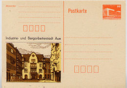 DDR P86II-45a-89 C71 PRIVATER ZUDRUCK RATHAUS AUE 1979 - Private Postcards - Mint
