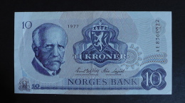 Norway - 10 Kroner - 1977 - P 36c - XF - Look Scan - Noorwegen