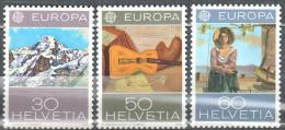 Switzerland 1975 Art Painting Gemalde Michel 1050-1052 MNH (**) - Neufs